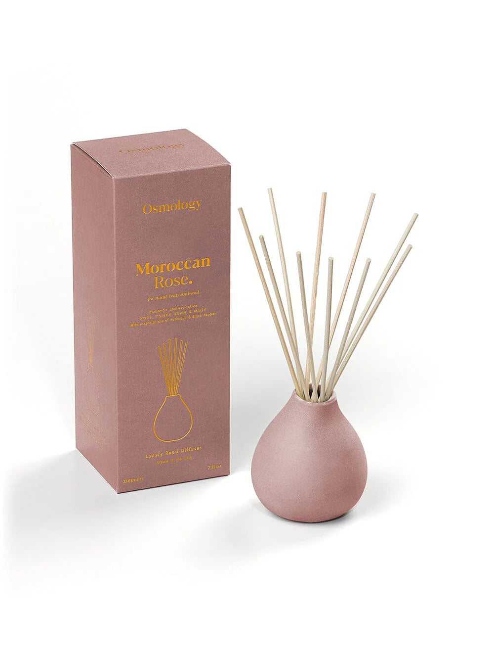 Moroccan Rose 7 fl oz Reed Diffuser - Rose Tonka and Musk (40% off at checkout)