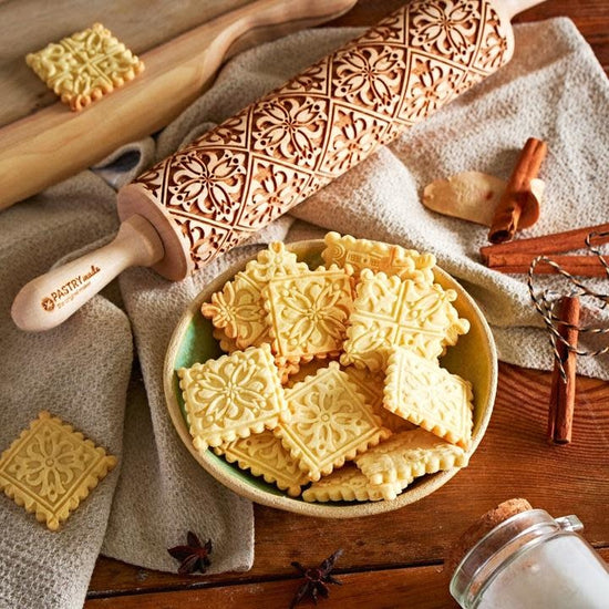 Embossed Rolling Pin - Mosaic