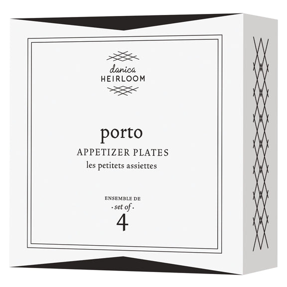 Porto Appetizer Plates - Set/4