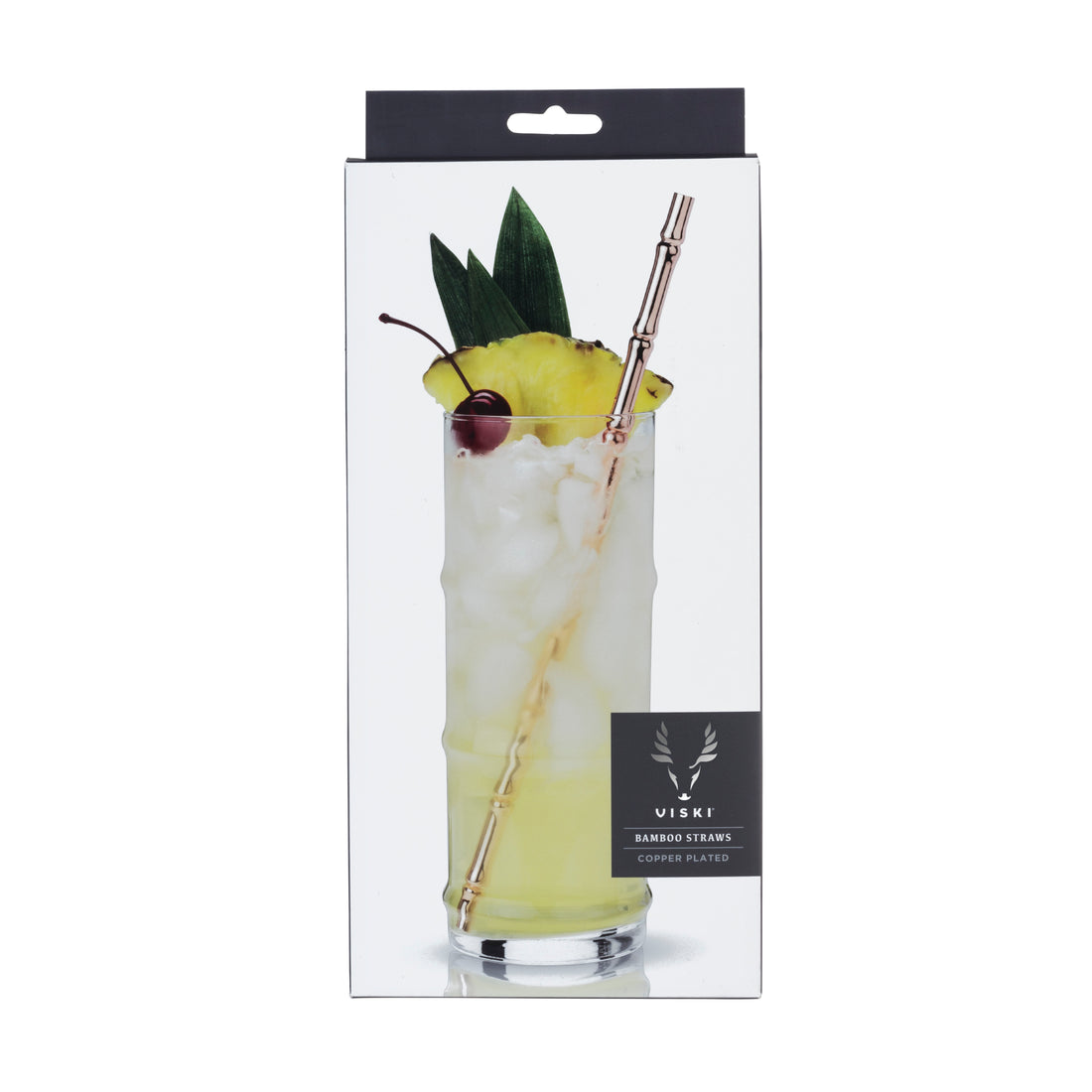 Viski Bamboo Cocktail Straws S/4 - Copper (40% off at checkout)
