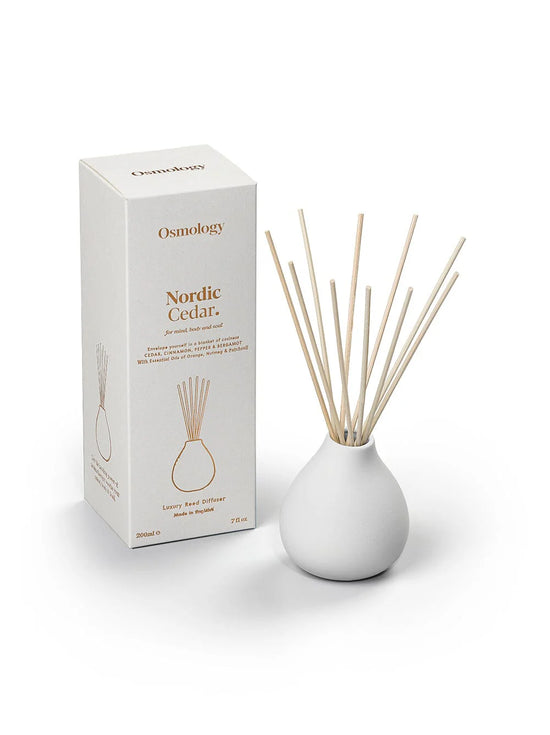 Nordic Cedar 7 fl oz Reed Diffuser - Cedar Cinnamon and Bergamot (40% off at checkout)