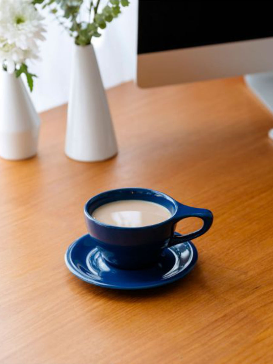 notNeutral LINO Large Latte Cup 12oz/355ml - Dark Blue