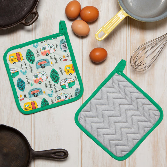 Pot Holder - Basic - Happy Camper