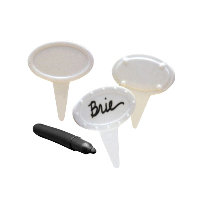 Oval Cheese Markers Set