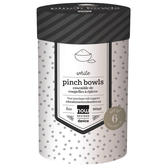 Pinch Bowl Set/6 - White