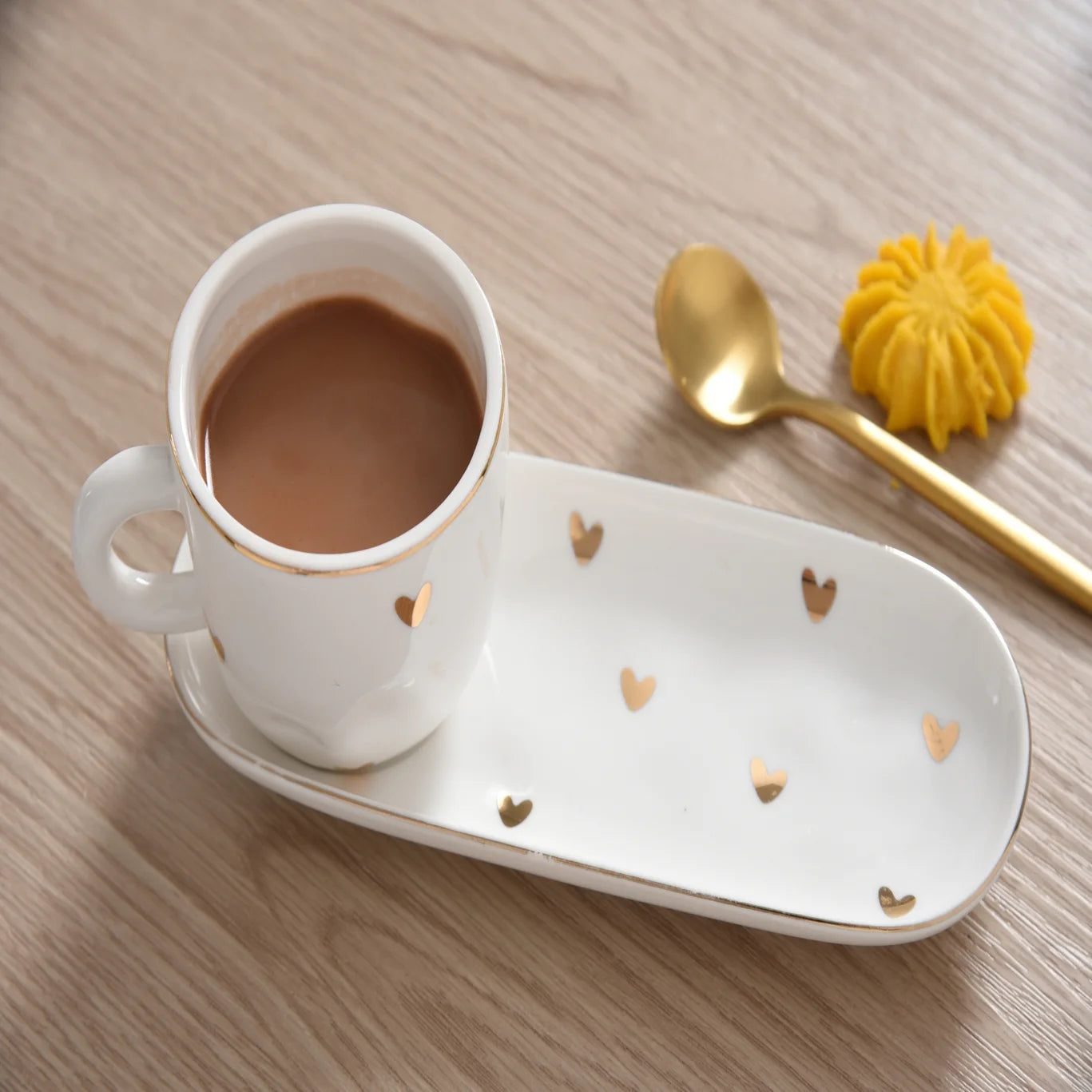 Heart to Heart Espresso Cup & Saucer x2 (40% off at checkout)