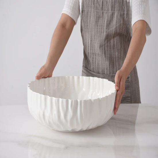 Mascali Bianca XL Shallow Bowl