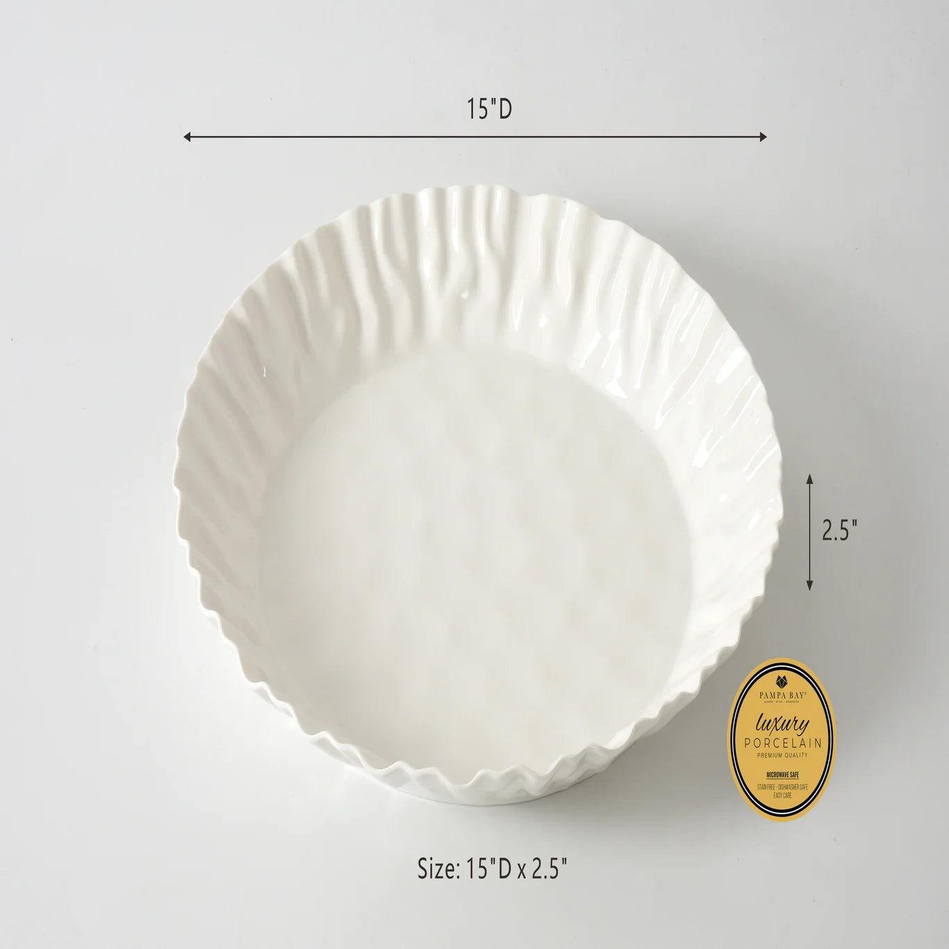 Mascali Bianca Round Deep Server