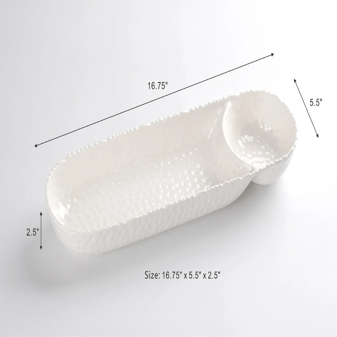 Waves Melamine Chip & Dip