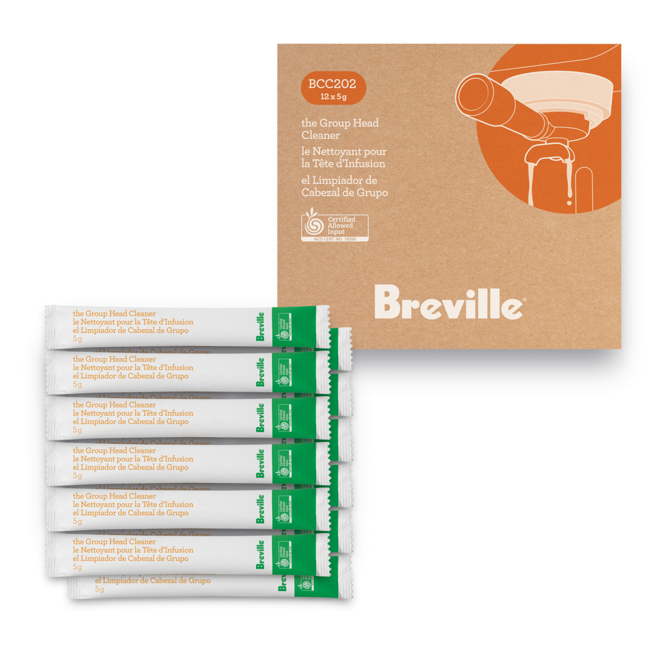 Breville The Group Head Cleaner (12 sachets)