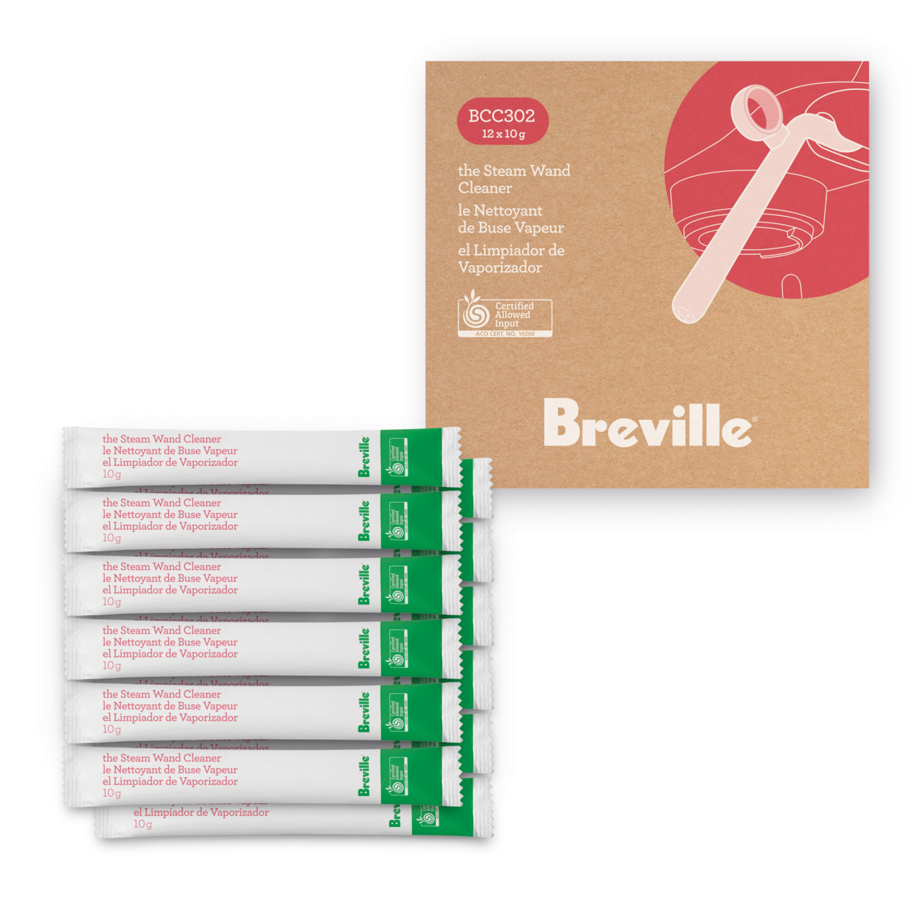 Breville The Steam Wand Cleaner (12 sachets)
