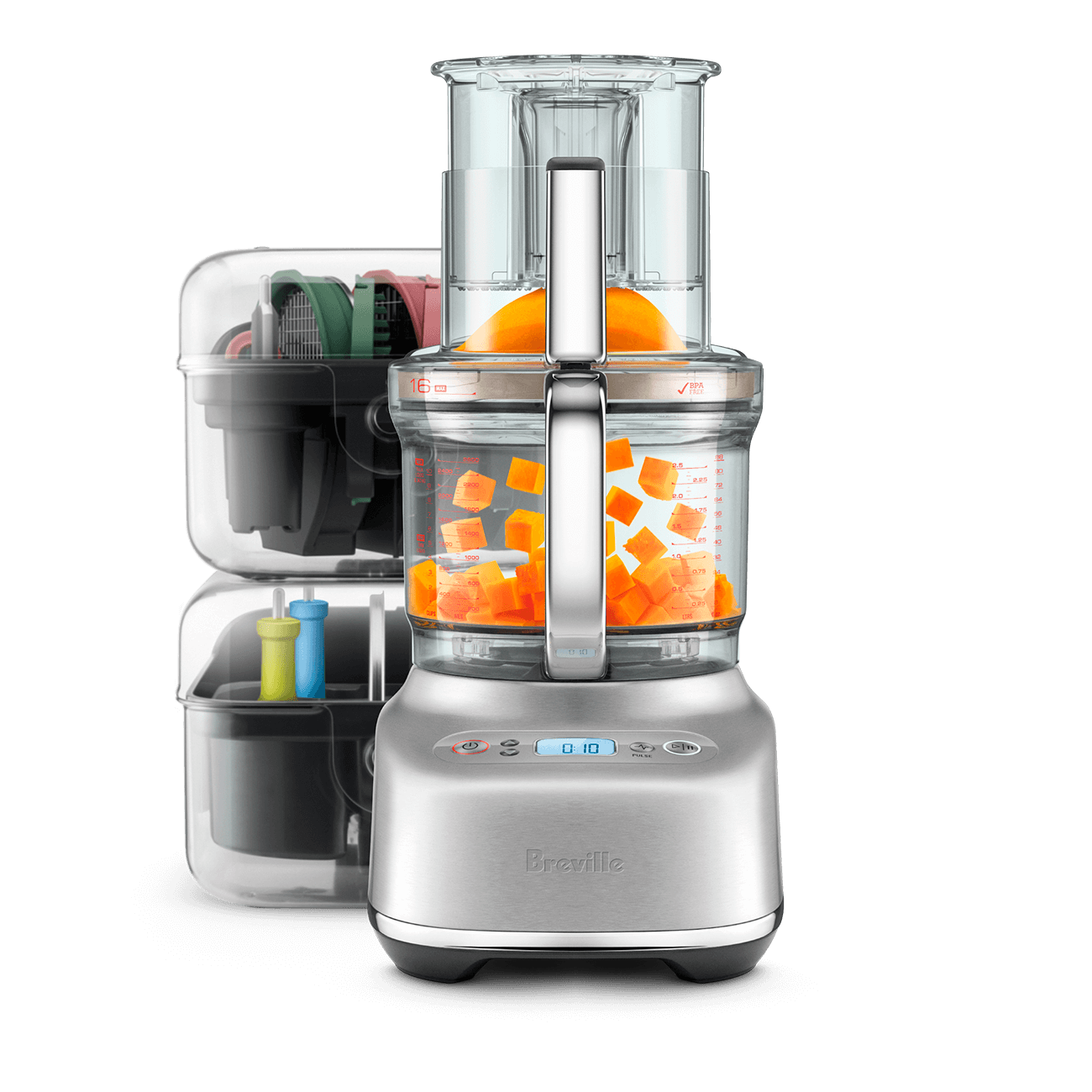 Breville Paradice 16 Food Processor - Stainless Steel