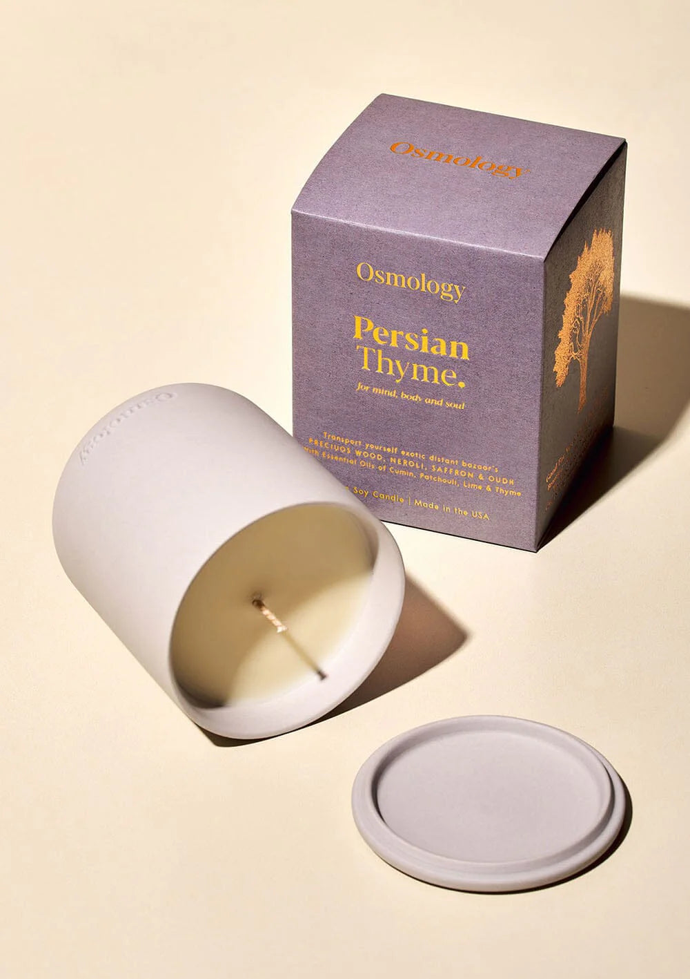 Persian Thyme Scented 9.8 oz Candle - Neroli Saffron and Oudh (40% off at checkout)