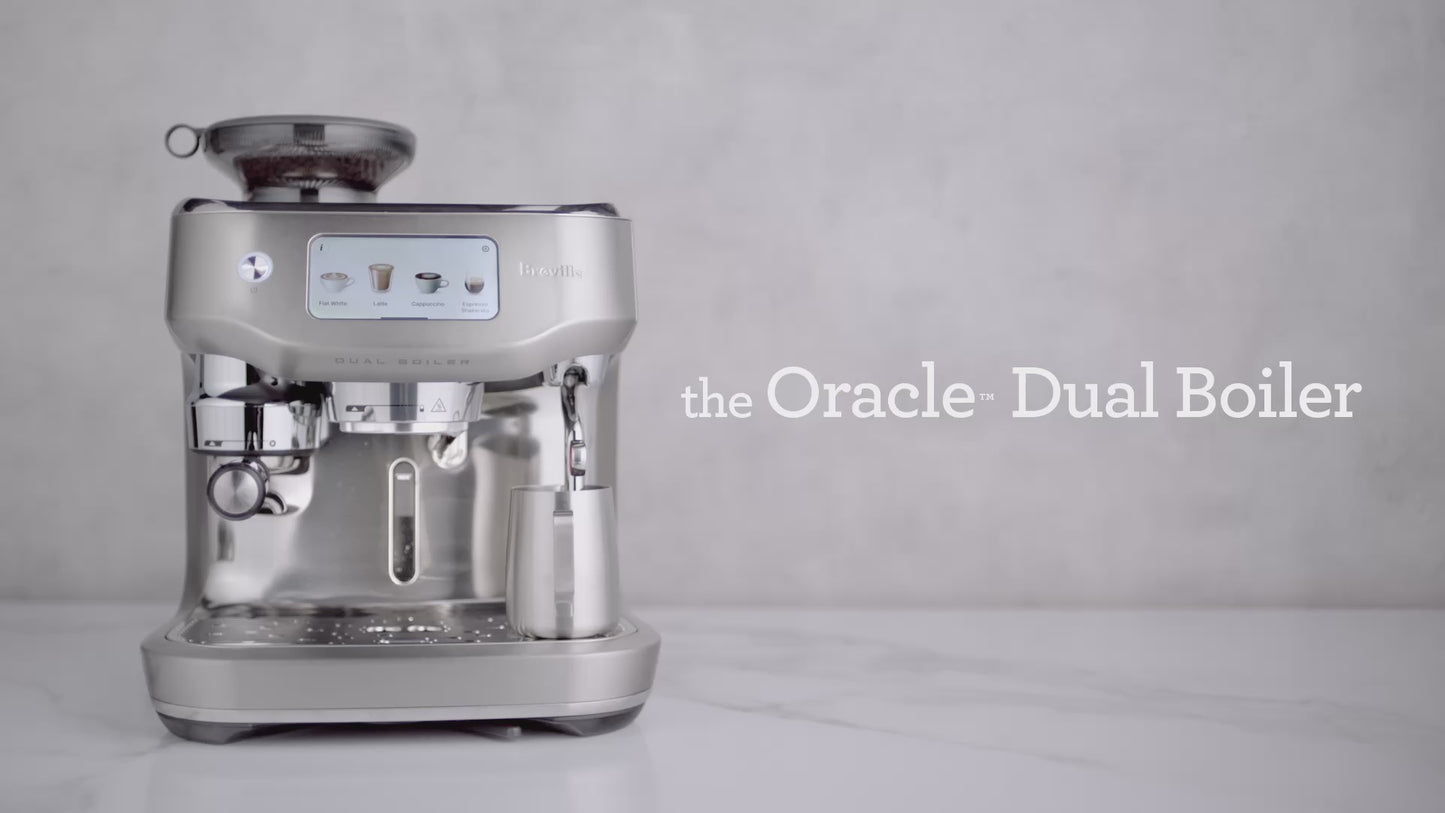 Load and play video in Gallery viewer, Breville The Oracle® Dual Boiler - Brushed Stainless
