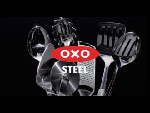 Load and play video in Gallery viewer, OXO Steel Silicone Cooking Spoon

