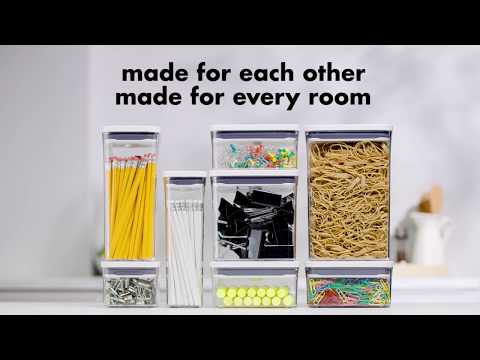 Load and play video in Gallery viewer, OXO POP 2.0 Slim Rectangle Medium Container - 1.8L
