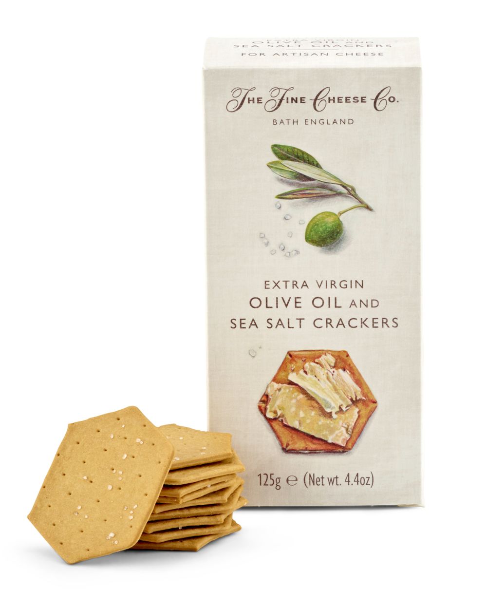 Fine Cheese Co. Extra Virgin Olive Oil & Sea Salt Crackers 125g