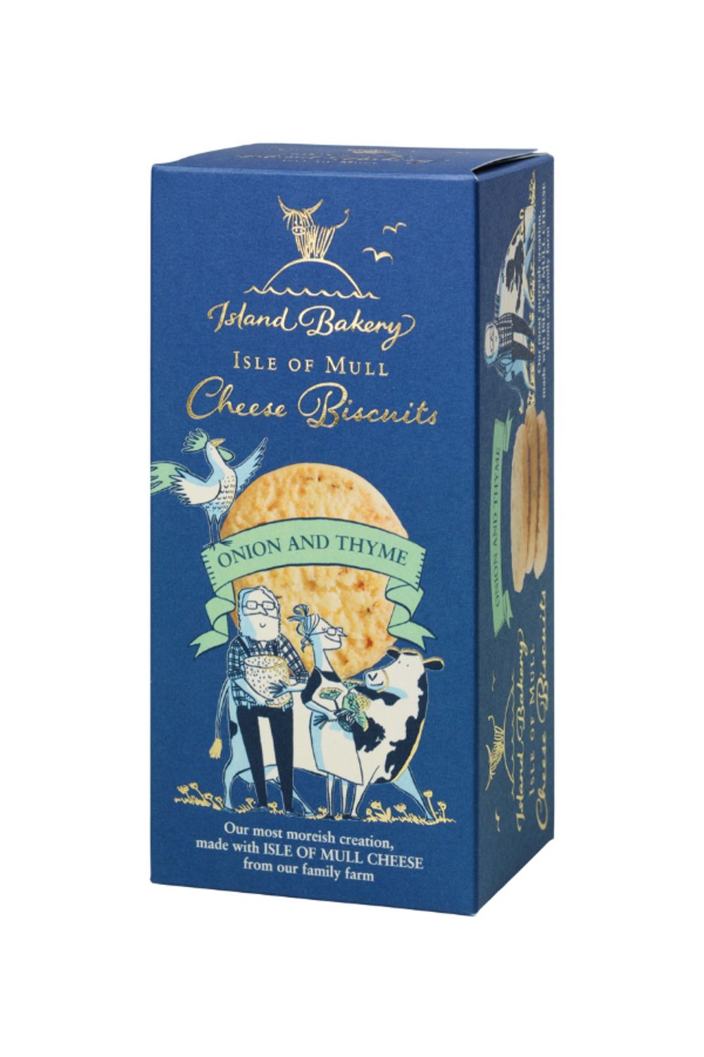 Isle of Mull Cheddar Biscuits with Onion and Thyme 100g
