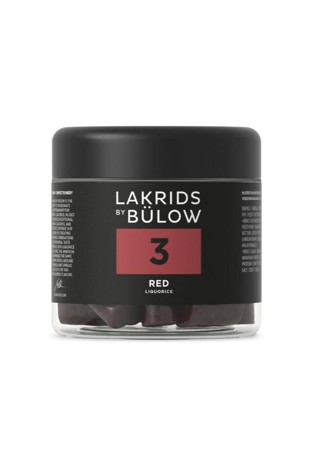 Lakrids by Bülow 3 - Red - 150g