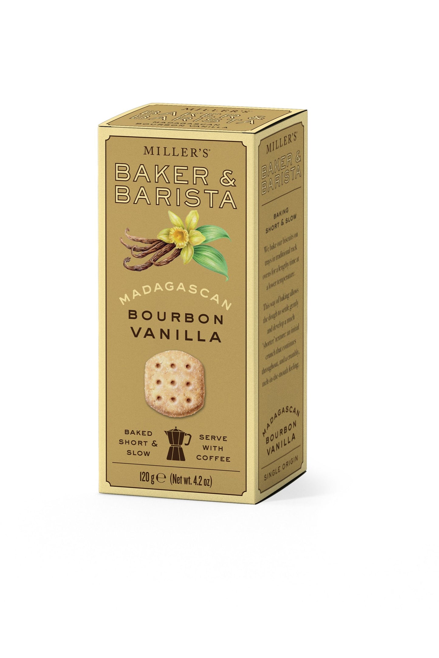 Baker & Barista Madagascan Bourbon Vanilla Biscuits 120g