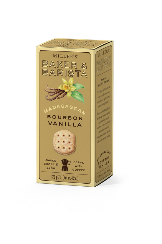 Baker & Barista Madagascan Bourbon Vanilla Biscuits 120g