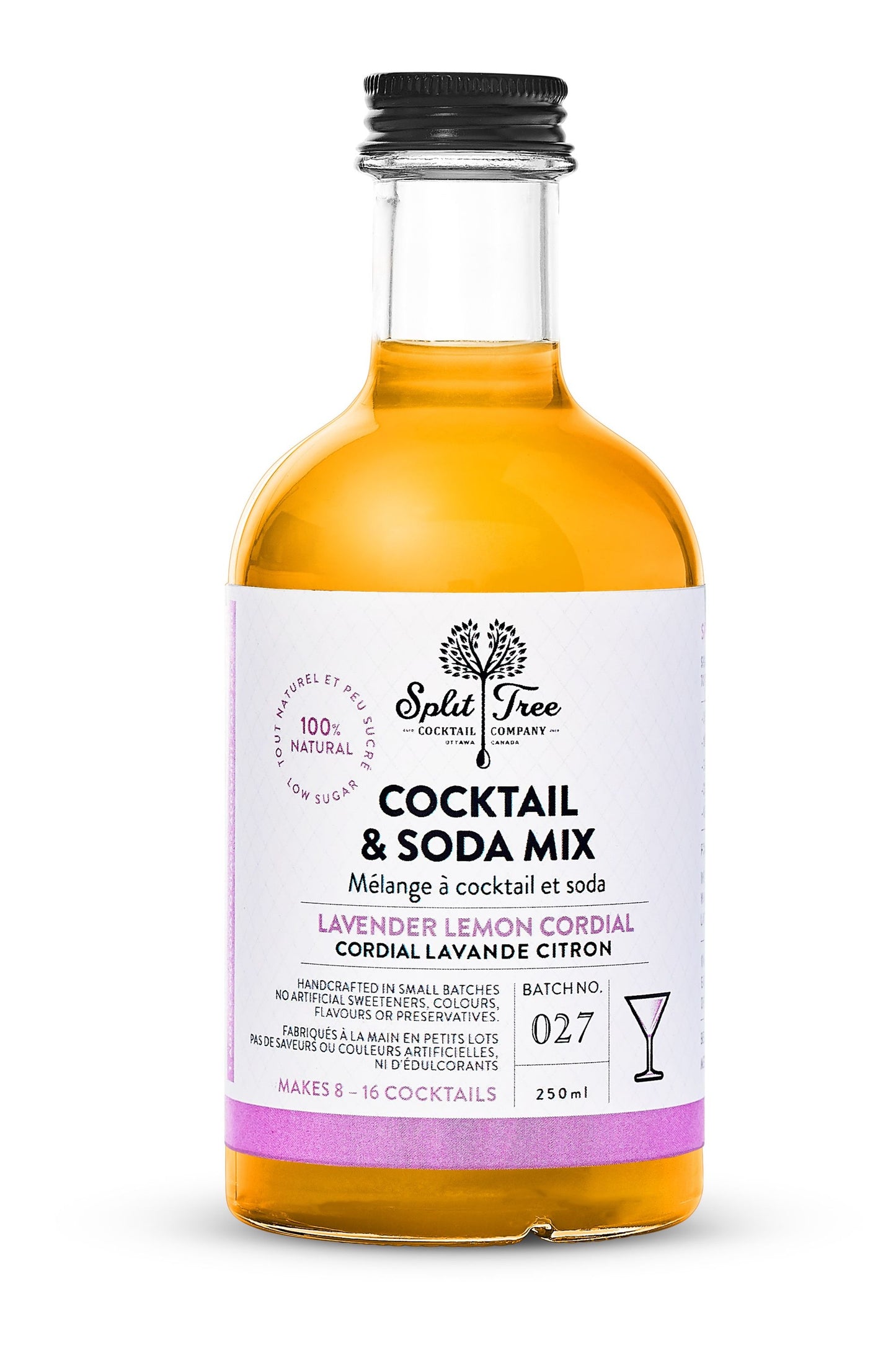 Split Tree Cocktail Co. Lavender Lemon Cordial