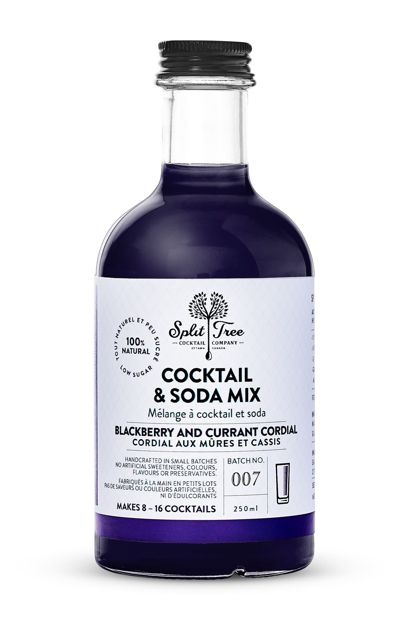 Split Tree Cocktail Co. Blackberry & Currant Cordial