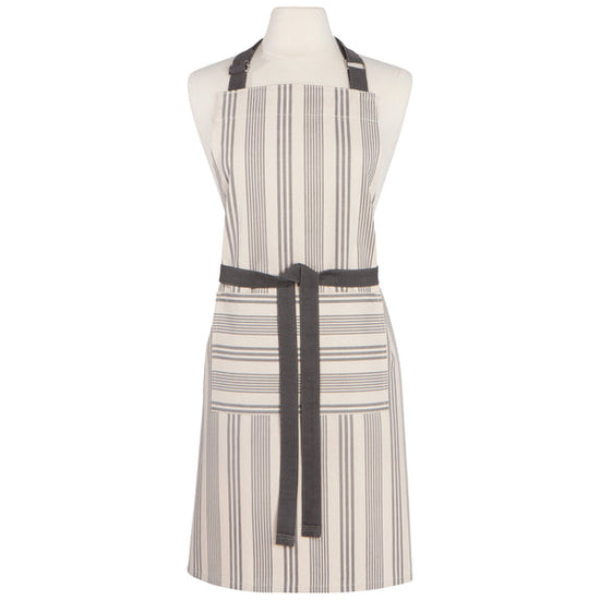 Apron Chef Pencil Stripe Gray