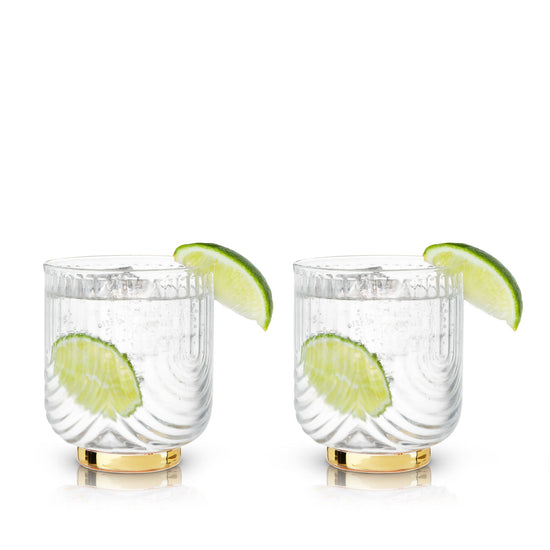 Viski Gatsby Glass Tumblers - 12oz / 355ml