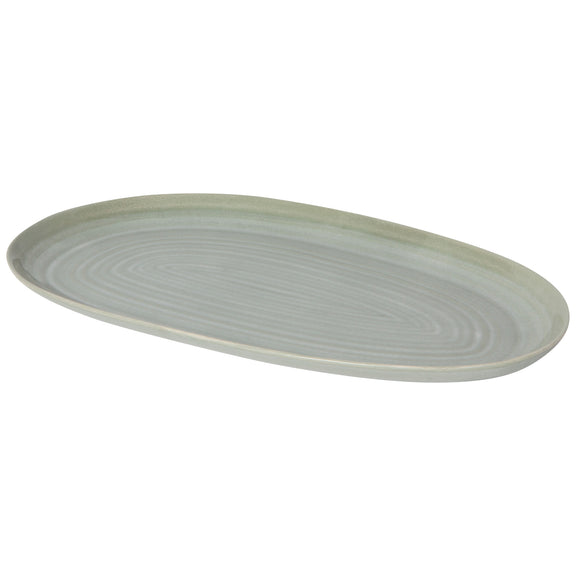 Aquarius Oval Platter 10.5'' - Sage