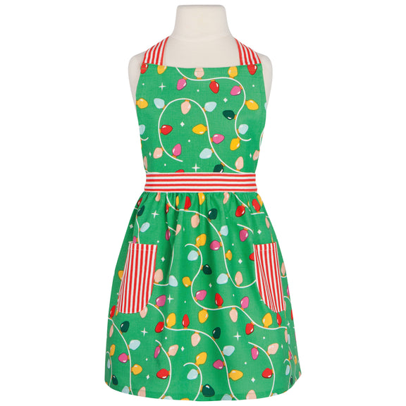 Kids Minnie Apron Cookie Holiday Glow