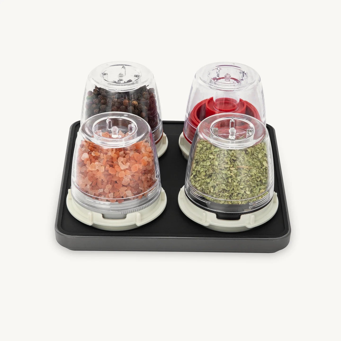 FinaMill Quartet Stackable Tray Slate - For FinaMill Pods