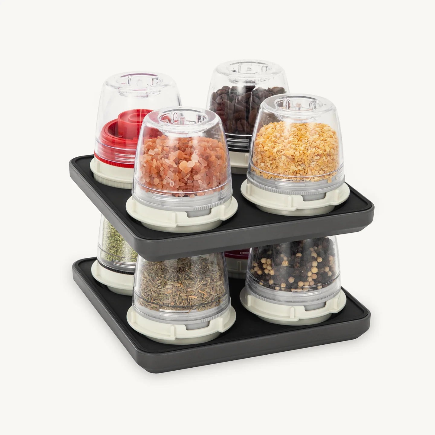 FinaMill Quartet Stackable Tray Slate - For FinaMill Pods