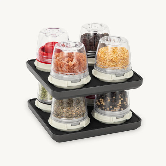 FinaMill Quartet Stackable Tray Slate - For FinaMill Pods