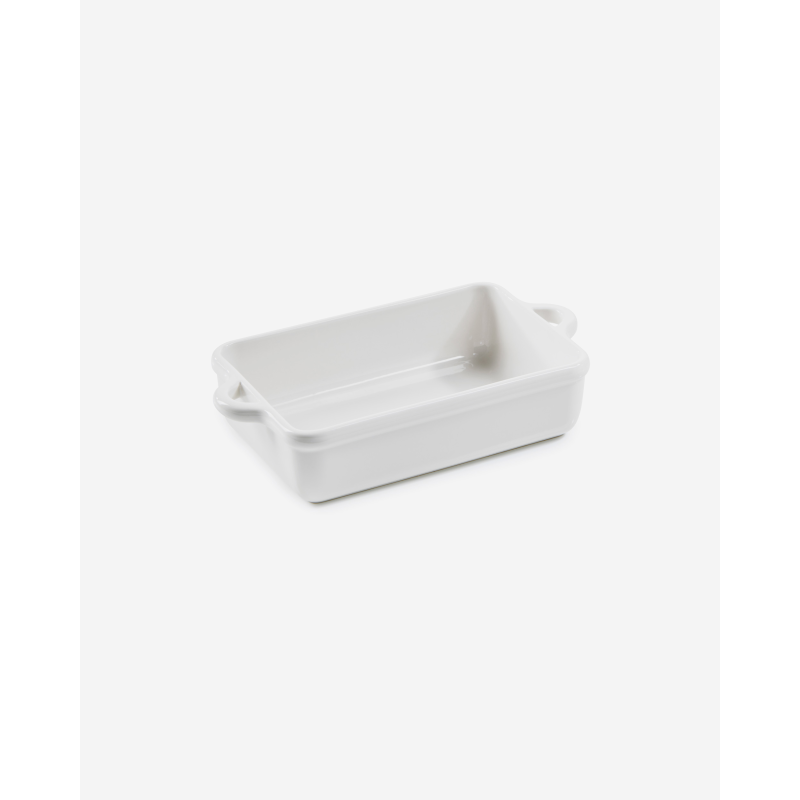 Revol Bombance Rectangular Baking Pan Alabaster White 19x12cm
