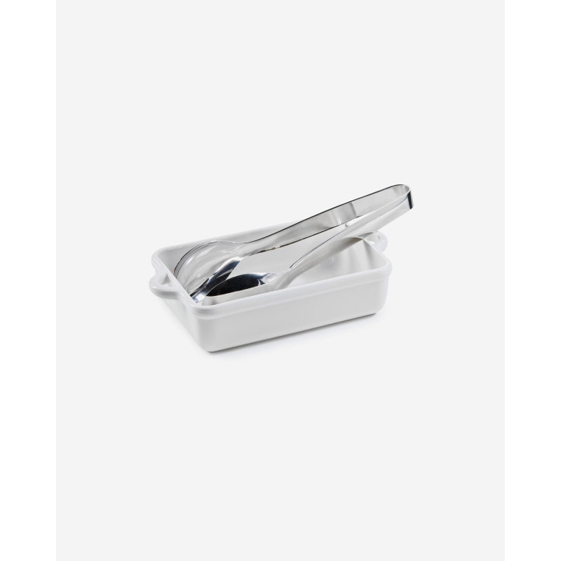 Revol Bombance Rectangular Baking Pan Alabaster White 19x12cm