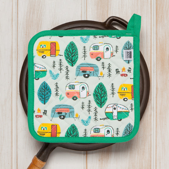 Pot Holder - Basic - Happy Camper
