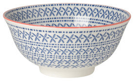 Bowl Stamped 6" - Blue Cross