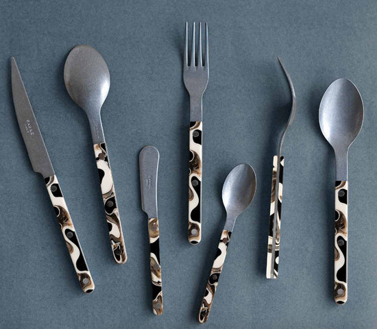 Sabre Bistrot Vintage Dune Noir - 5pc Place Setting