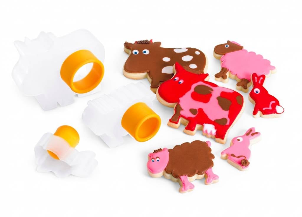 Cookie Cutter 3pc Set Farm Shapes