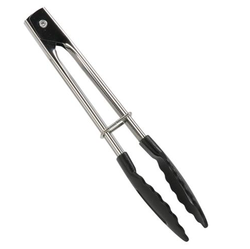 Load image into Gallery viewer, Mini Tongs 18 cm Stainless Steel &amp;amp; Black

