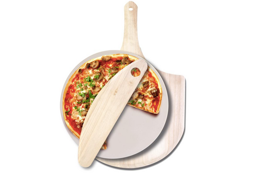 Pizza Stone & Paddle Set