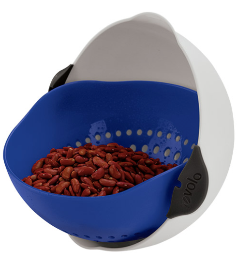 Soak & Strain Colander 3.5-Qt Oyster