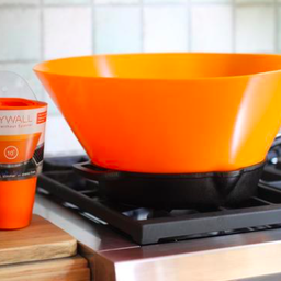 Frywall 11" Splatter Guard Orange