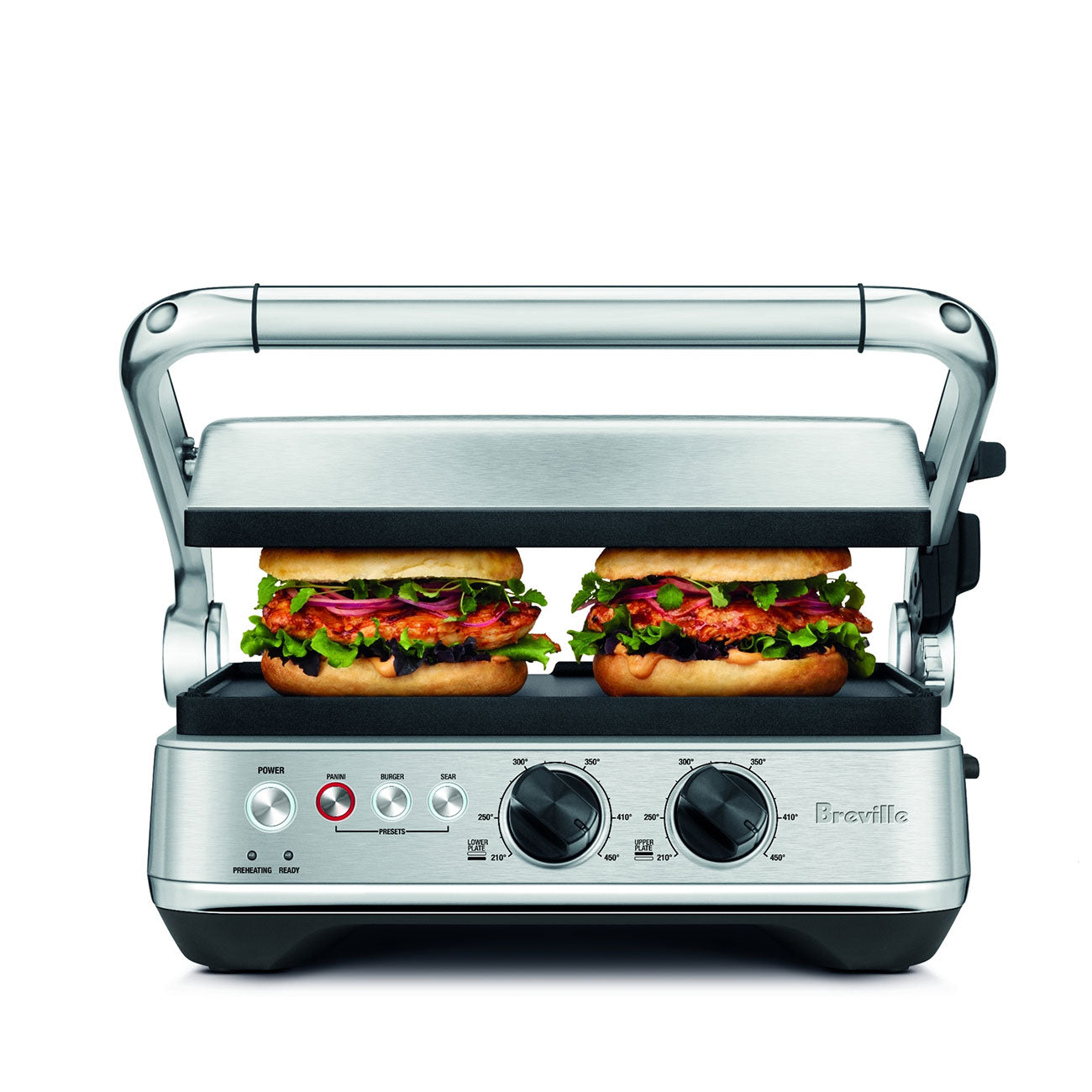 Optional Waffle Plates for Breville Sear + Press Grill