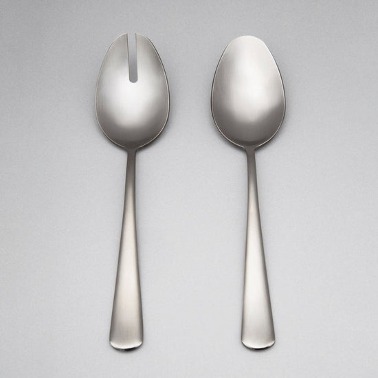 Fable Serving Spoons 2pc - Matte Silver (40% off at checkout)