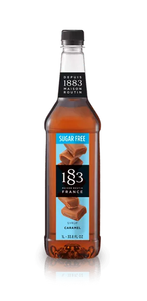 1883 - Sugar-Free Caramel Syrup 1L plastic