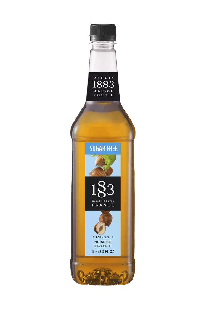 1883 - Sugar-Free Hazelnut Syrup 1L plastic