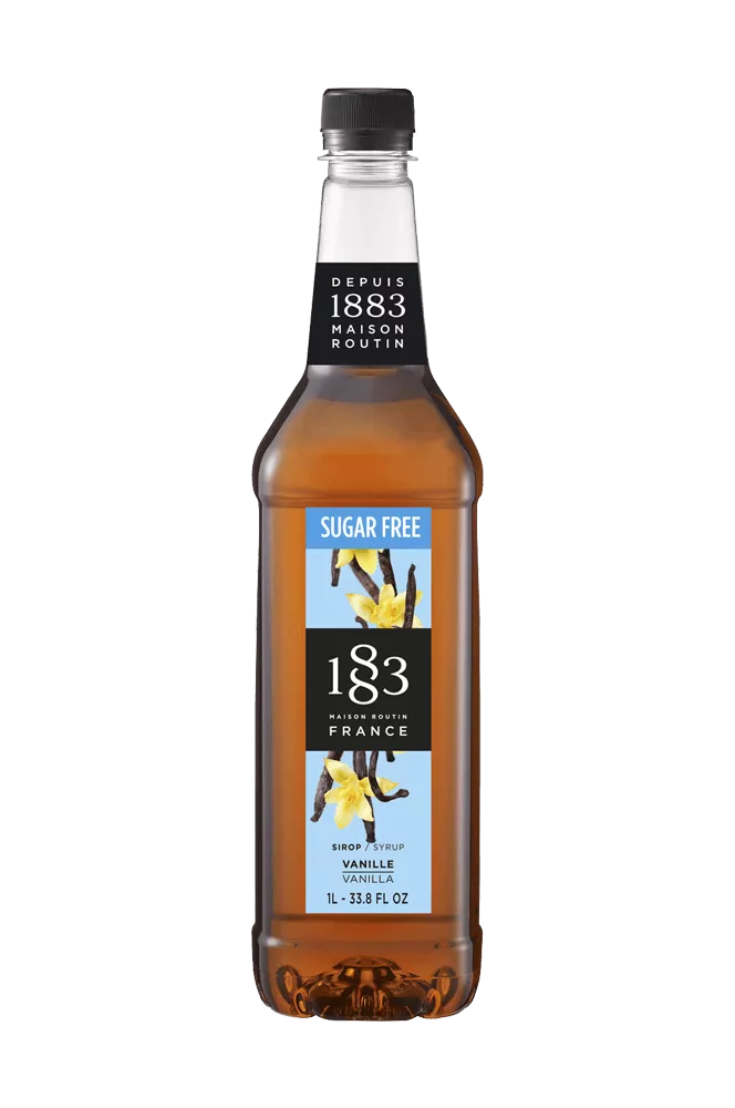 1883 - Sugarfree Vanilla Syrup 1L Plastic