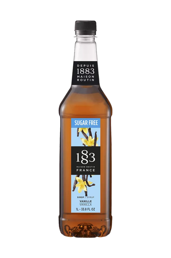 1883 - Sugarfree Vanilla Syrup 1L Plastic